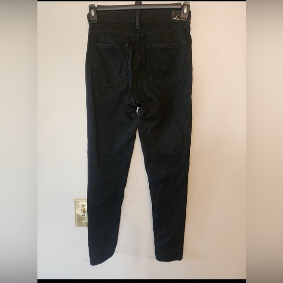 Levi denizen black ultra high rise ankle jeggings size 5 - Picture 2 of 4